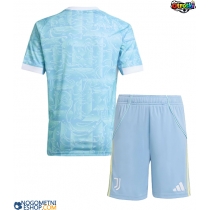 Otroški Nogometni dresi Juventus Gostujoči 2025-26 Kratek Rokav (+ Kratke hlače)